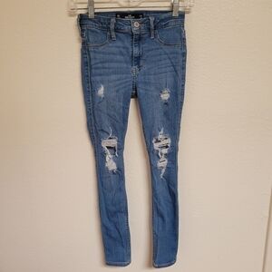 Hollister Distressed Skinny Jeans